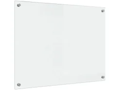 vidaXL Küchenrückwand Transparent 80 x 60 cm Gehärtetes Glas 42018025