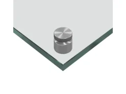 vidaXL Küchenrückwand Transparent 80 x 60 cm Gehärtetes Glas 42018025