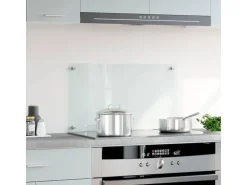 vidaXL Küchenrückwand Transparent 70×40 cm Hartglas 249466