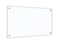 vidaXL Küchenrückwand Transparent 70×40 cm Hartglas 249466