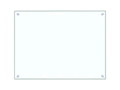 vidaXL Küchenrückwand Transparent 80x60 cm Hartglas 249471