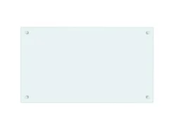 vidaXL Küchenrückwand Weiß 70x40 cm Hartglas 249451