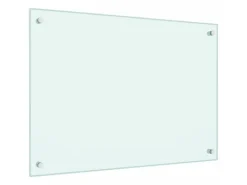 vidaXL Küchenrückwand Weiß 70x50 cm Hartglas 249452