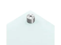 vidaXL Küchenrückwand Weiß 90x60 cm Hartglas 249459