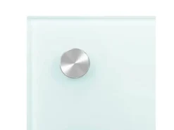 vidaXL Küchenrückwand Weiß 90x60 cm Hartglas 249459