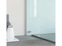 vidaXL Küchenrückwand Weiß 90x50 cm Hartglas 249458