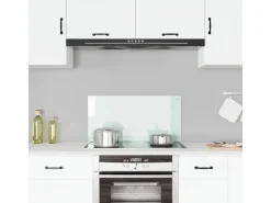 vidaXL Küchenrückwand Weiß 80x40 cm Hartglas 249454