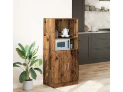 vidaXL Küchenschrank Altholz-Optik 57x41,5x131,5 cm Holzwerkstoff 860128