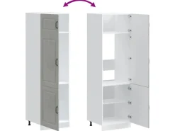 vidaXL Küchenschrank Kalmar Betongrau Holzwerkstoff 853631