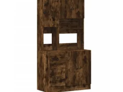 vidaXL Küchenschrank Räuchereiche 95x50x180 cm Holzwerkstoff