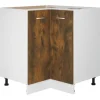vidaXL Küchenschrank Räuchereiche 75,5x75,5x80,5 cm Holzwerkstoff