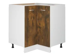 vidaXL Küchenschrank Räuchereiche 75,5x75,5x80,5 cm Holzwerkstoff
