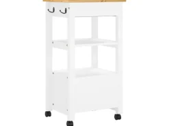 vidaXL Küchenwagen MONZA 48x40x90 cm Massivholz Kiefer Modell 11