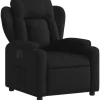 vidaXL Relaxsessel Elektrisch Schwarz Stoff Modell 32