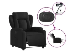 vidaXL Relaxsessel Elektrisch Schwarz Stoff Modell 32