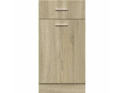 vidaXL Schubunterschrank Sonoma-Eiche 40x46x81,5 cm Holzwerkstoff
