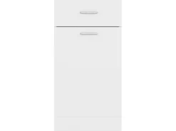 vidaXL Schubunterschrank Weiß 40x46x81,5 cm Holzwerkstoff