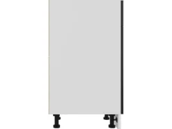 vidaXL Schubunterschrank Schwarz 50x46x81,5 cm Holzwerkstoff