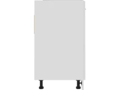 vidaXL Spülenunterschrank Hochglanz-Weiß 80x46x81,5 cm Holzwerkstoff