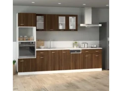 vidaXL Unterschrank mit Schublade Braun Eichen-Optik 40x46x81,5 cm