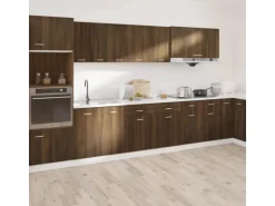 vidaXL Unterschrank mit Schublade Braun Eiche-Optik 50x46x81,5 cm