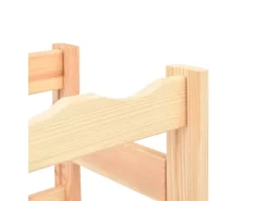 vidaXL Weinregal für 12 Flaschen Kiefernholz