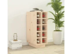 vidaXL Weinregal 23x34x61 cm Massivholz Kiefer