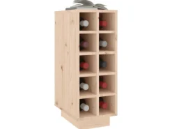 vidaXL Weinregal 23x34x61 cm Massivholz Kiefer
