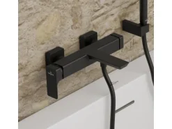 Villeroy & Boch Einhebel-Badewannenarmatur Subway 3.0 in Matt Black