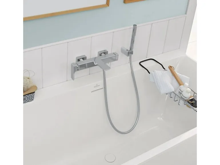 Villeroy & Boch Einhebel-Badewannenarmatur Subway 3.0 in Chrom