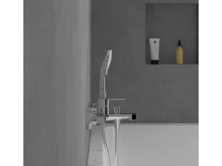 Villeroy & Boch Einhebel-Badewannenarmatur Architectura in Chrom