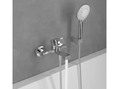 Villeroy & Boch Einhebel-Badewannenarmatur Architectura in Chrom