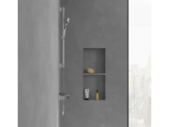 Villeroy & Boch Einhebel-Duscharmatur Architectura Square in Chrom