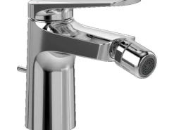 Villeroy & Boch Oasis Bidetarmatur Einhebelmischer mit Zugstange Keramikkartusche Wassersparend Auslaufhöhe 73mm Chrom