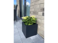 Vivanno Pflanzkübel Block 30 cm x 30 cm x 30 cm Anthrazit