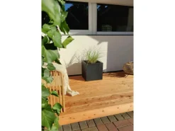 Vivanno Pflanzkübel Block 40 cm x 40 cm x 40 cm Anthrazit