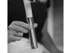 VIZIO 3 Wege Wasserhahn Küchenarmatur BOD mit 360° Schwenkbarem Auslauf Abnehmbare 2 Strahl Handbrause Verchromt   Blau