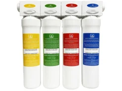 VIZIO Trinkwasserfilter Wasserfilter system Hauswasserfilter 4 stadien Filtersystem   für 1 Jahr Trinkwasser