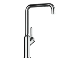 VIZIO Wasserhahn Küchenarmatur BOD mit 360° Schwenkbarem N Auslauf Verchromt