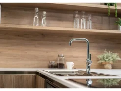 VIZIO Wasserhahn Küchenarmatur BOD mit 360° Schwenkbarem N Auslauf Verchromt