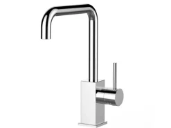 VIZIO Wasserhahn Küchenarmatur QU mit 360° Schwenkbarem N Auslauf Verchromt