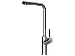 VIZIO Wasserhahn Küchenarmatur BOD mit 360° Schwenkbarem L Auslauf Verchromt