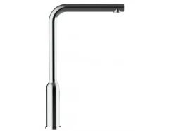 VIZIO Wasserhahn Küchenarmatur BOD mit 360° Schwenkbarem L Auslauf Verchromt