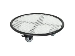 Wagner design Pflanzenroller GH 7017 Ø 38 cm x 8 cm Schwarz-Weiß