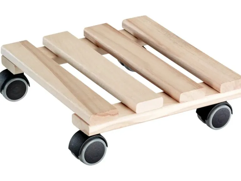 Wagner Kübelroller Buche 25 cm x 25 cm Natur FSC®