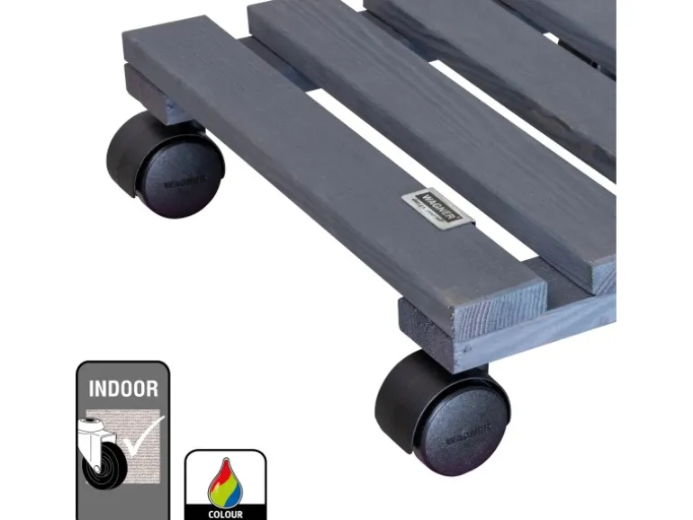 Wagner Multi Roller Nature Tragkraft 100 kg 290 mm x 290 mm Anthrazit FSC®