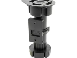 Wagner Sockelverstellfuß Justierbar L 115-185 mm Schwarz 4 Stück