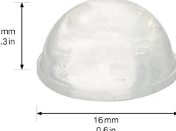 Wagner Topffüße Set Selbstklebend Transparent Ø 16 mm
