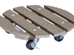 Wagner WPC Pflanzenroller GH 0536 Ø 29 cm Taupe FSC®