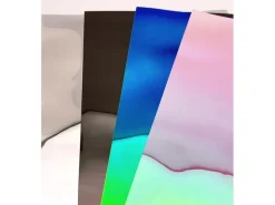 WALLFACE 27207 OCEAN Aqua Wandpaneel in Metall-Optik Holographisch Blau 2600 mm x 1000 mm x 8,24 mm 2,6 m2 Blau